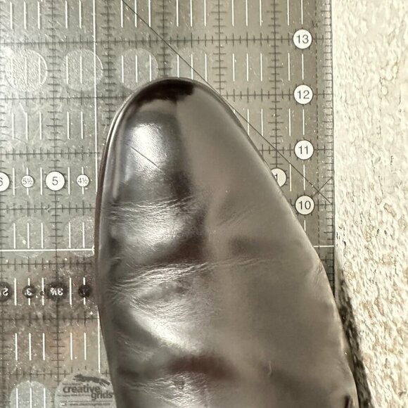 Bally Men Size 9D Black Leather Plain Toe Lace Up Chukka Ankle Boot - Picture 12 of 12